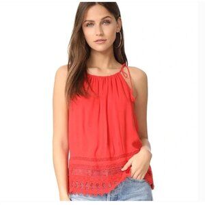 NWOT Alice & Olivia Sleeveless Tassel Tie Tank Top Women Size M